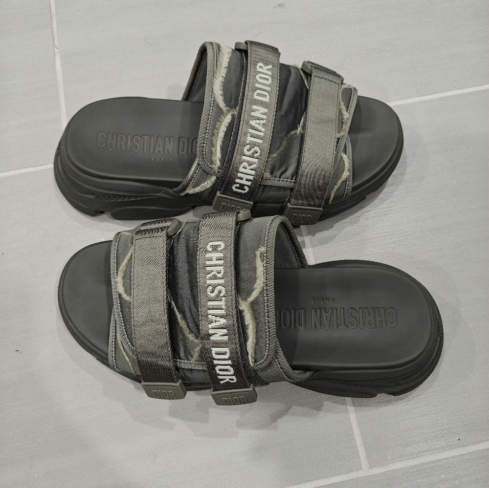 Dior d wander slide green 41 - Picture 2 of 6